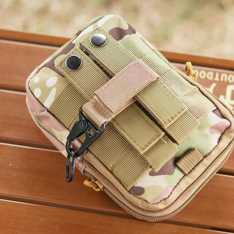 Velcro Webbing Tactic Belt Loop Nylon Keychain