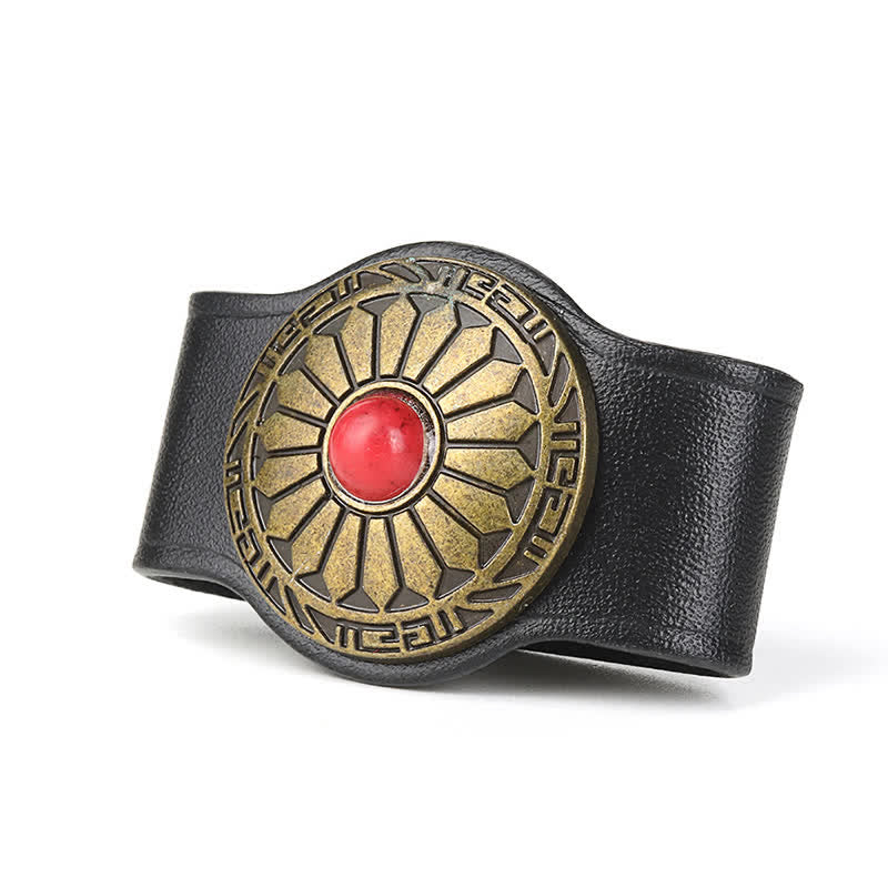 Waist Decoration Real Leather Belt Loop Fixing Ring