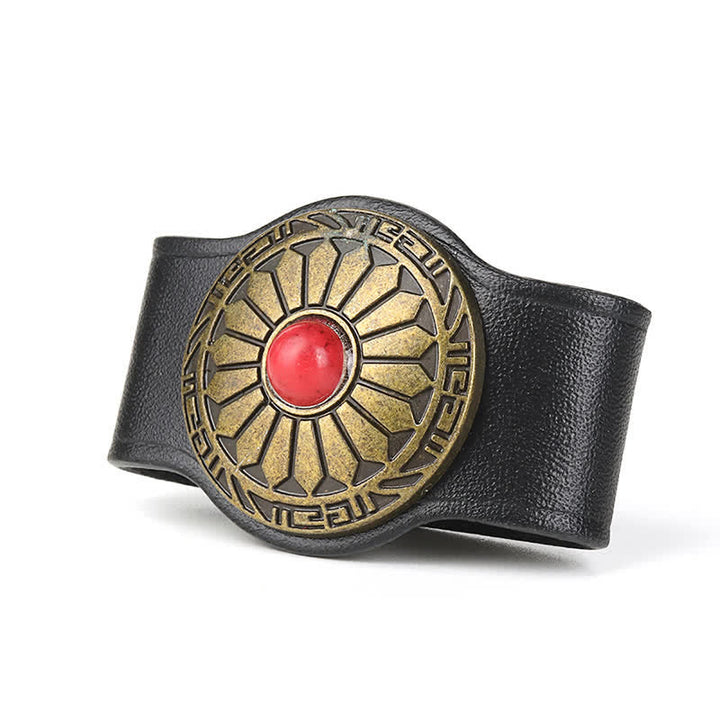 Waist Decoration Real Leather Belt Loop Fixing Ring