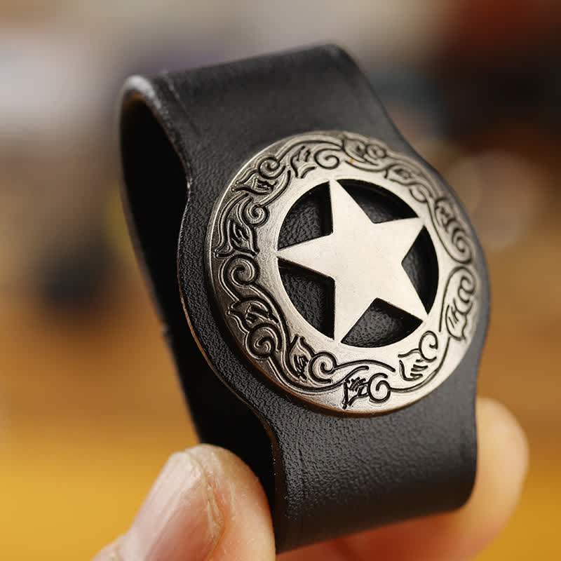 Waist Decoration Real Leather Belt Loop Fixing Ring
