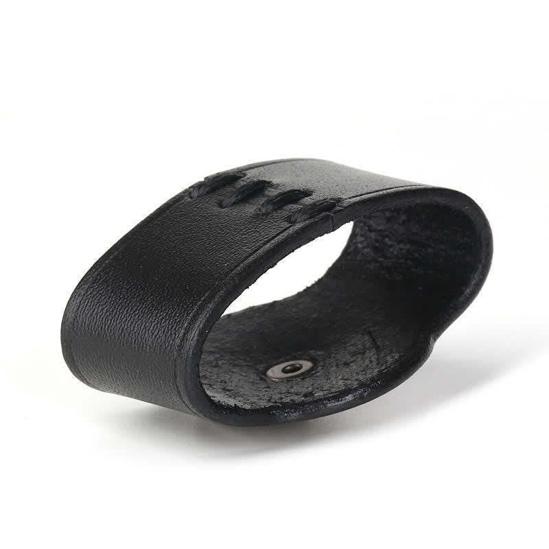 Waist Decoration Real Leather Belt Loop Fixing Ring - image 2
