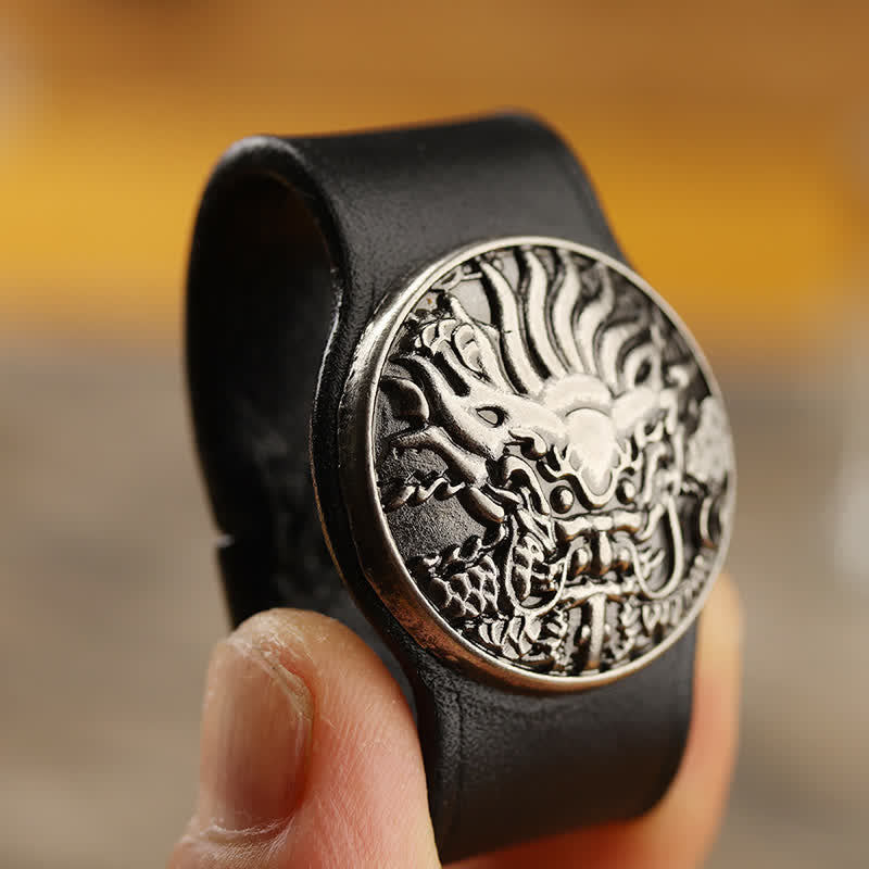 Waist Decoration Real Leather Belt Loop Fixing Ring