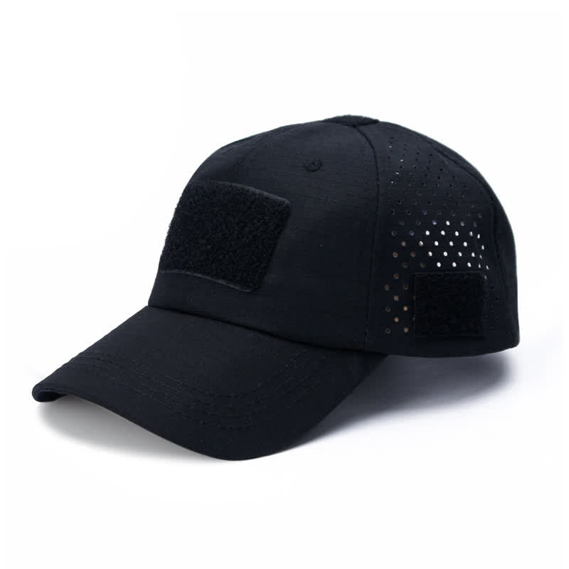 Velcro Glasses Hole Breathable Camouflage Baseball Cap - Style #2 - Adjustable (About 21 5/8"-23 5/8") - image 8