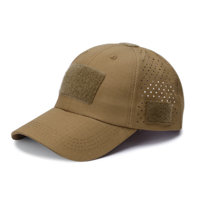 Velcro Glasses Hole Breathable Camouflage Baseball Cap - Style #7 - Adjustable (About 21 5/8"-23 5/8") - image 13