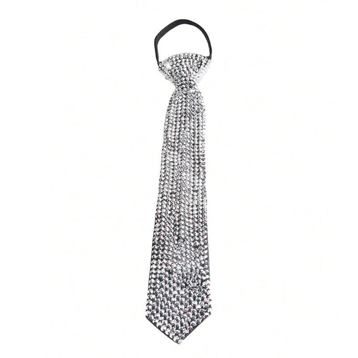 Sparkling Rhinestone Diamond-Style Creative Necktie