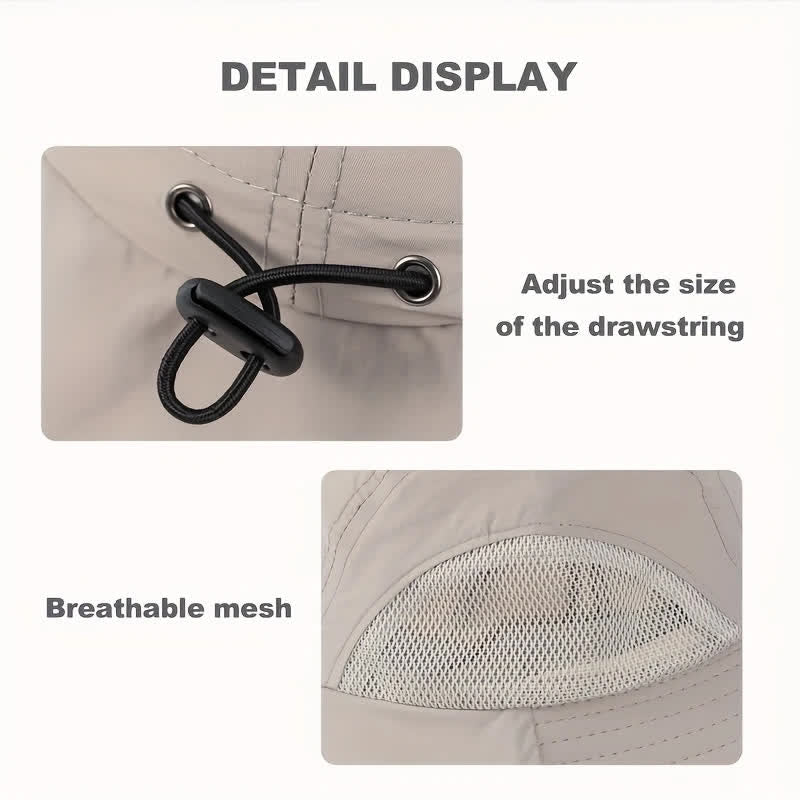 Unisex Anti Mosquito Insect Bucket Hat With Veil Mesh Protection