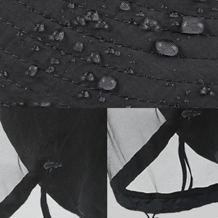 Unisex Anti Mosquito Insect Bucket Hat With Veil Mesh Protection