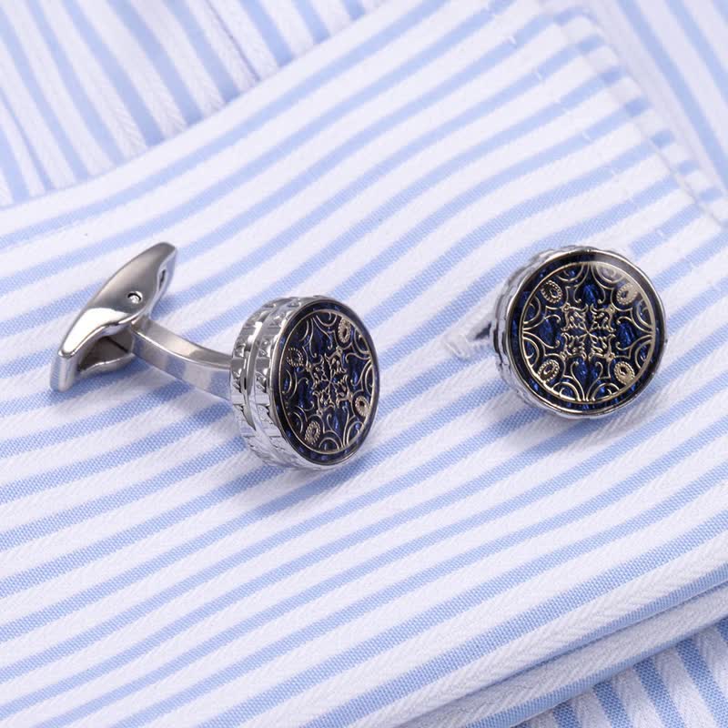 Men's 1 Pair Novelty Floral Pattern Design Cufflinks