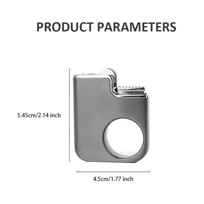 Creative Ring-Shaped Handle Refillable Butane Lighter