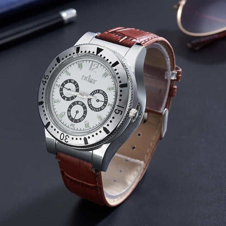 2 In 1 Functional Rechargeable Electric Watch Lighter - Silver - image 10