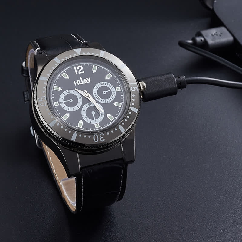 2 In 1 Functional Rechargeable Electric Watch Lighter