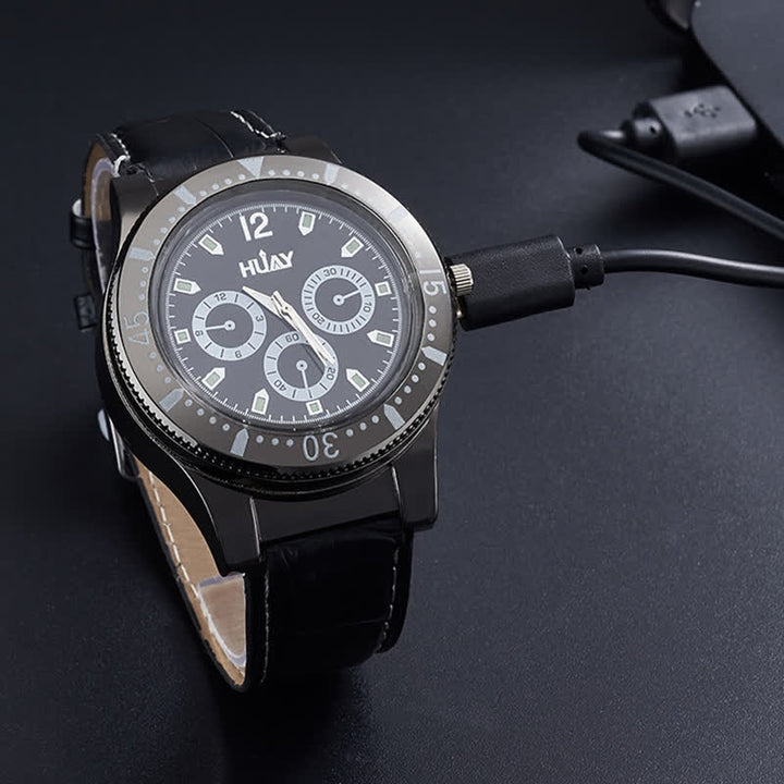 2 In 1 Functional Rechargeable Electric Watch Lighter