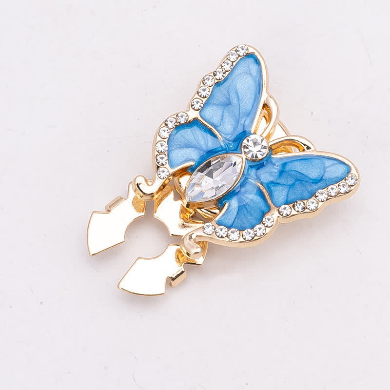 1 Pair Butterfly Style Snap-On Shirt Button Covers - Style #4 - image 4