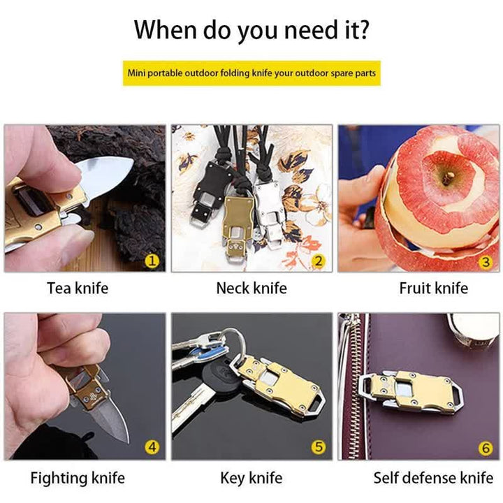 Outdoor Tactical Emergency Survival Hidden Knife Bracelet - image 4