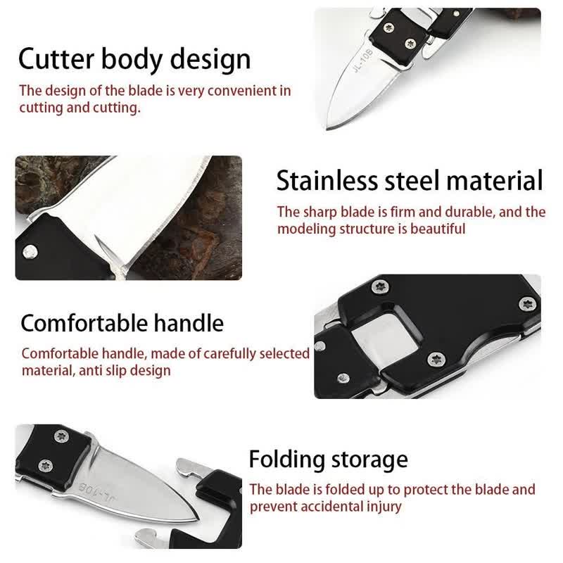 Outdoor Tactical Emergency Survival Hidden Knife Bracelet - image 5