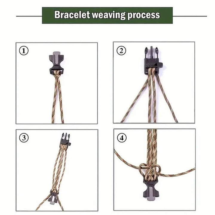 Outdoor Tactical Emergency Survival Hidden Knife Bracelet - image 6