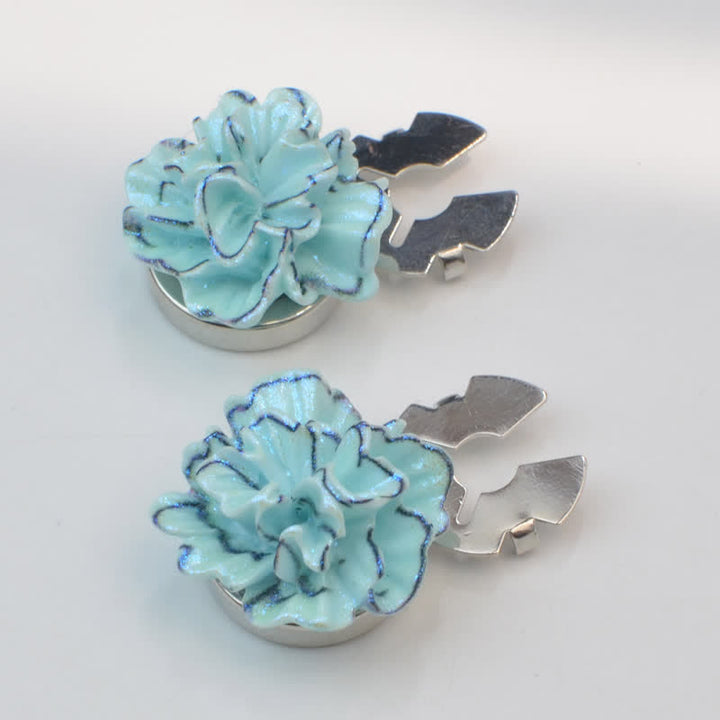 1 Pair Mini Pearls Owl Snap-On Shirt Button Covers