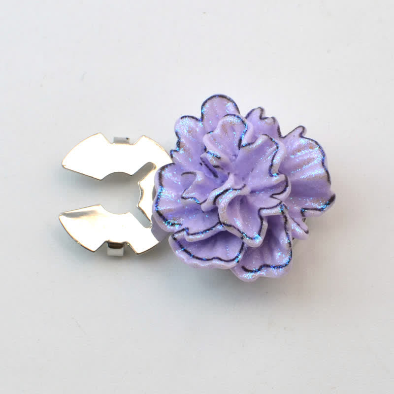 1 Pair Mini Pearls Owl Snap-On Shirt Button Covers - Purple - image 12