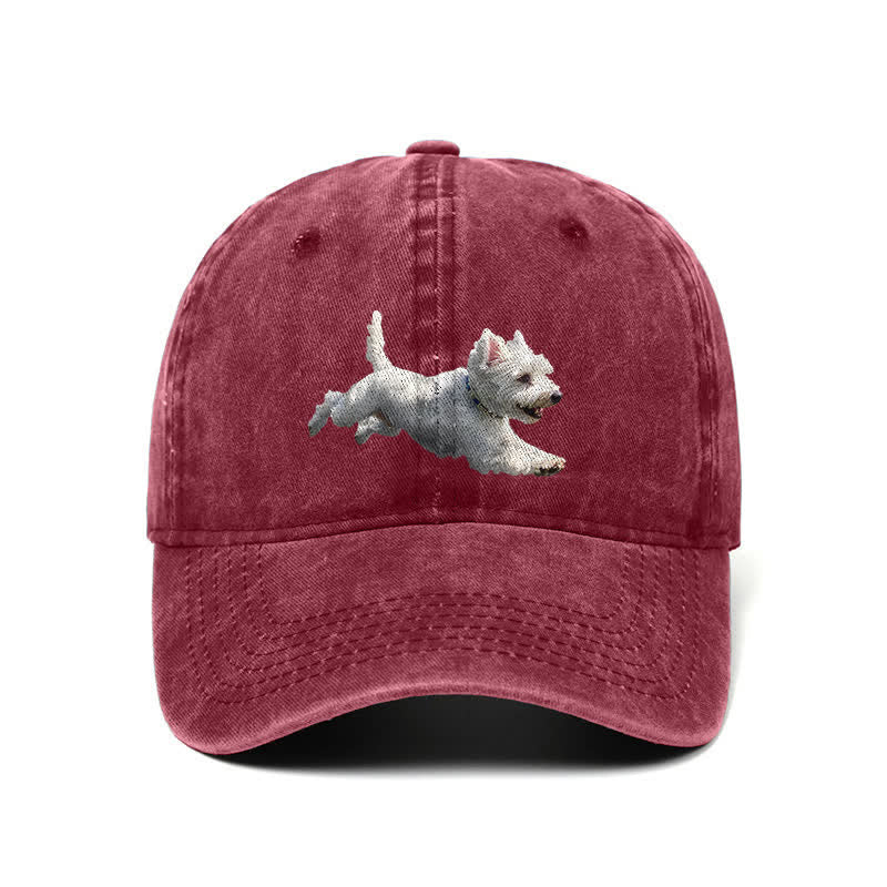 West Highland White Terrier Dog Lover Adjustable Baseball Cap