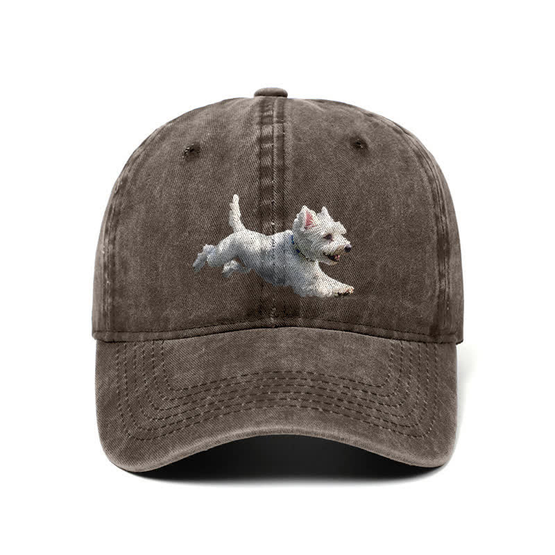 West Highland White Terrier Dog Lover Adjustable Baseball Cap
