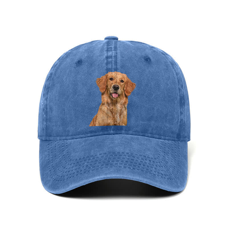 Golden Retriever Dog Lover Adjustable Baseball Cap