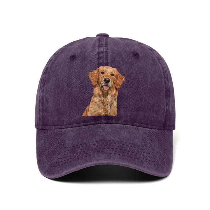 Golden Retriever Dog Lover Adjustable Baseball Cap