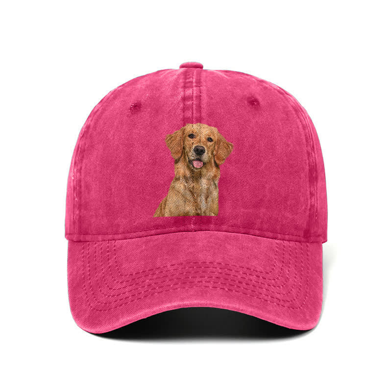 Golden Retriever Dog Lover Adjustable Baseball Cap