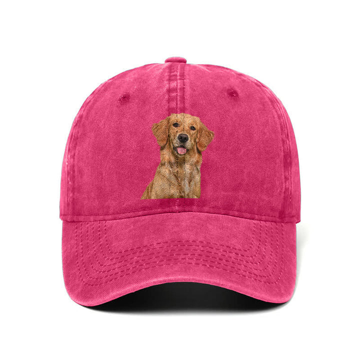 Golden Retriever Dog Lover Adjustable Baseball Cap