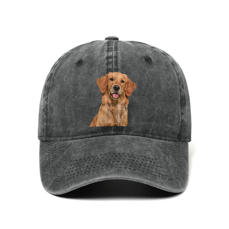 Golden Retriever Dog Lover Adjustable Baseball Cap