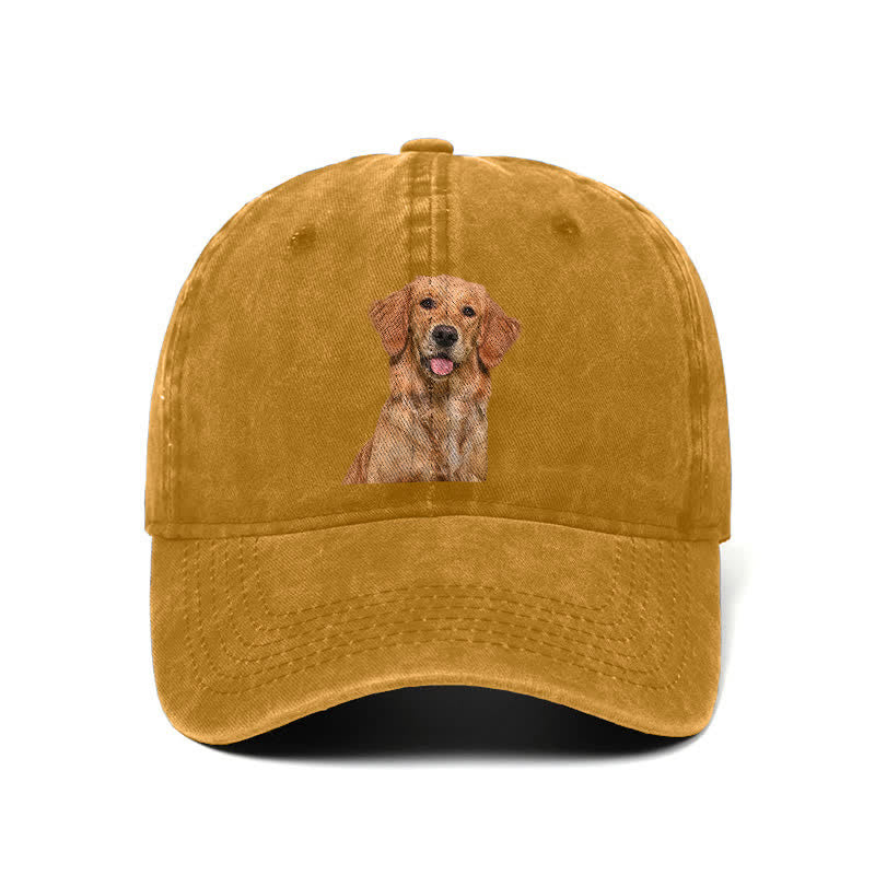 Golden Retriever Dog Lover Adjustable Baseball Cap