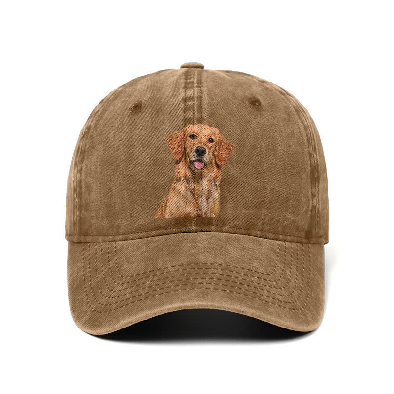 Golden Retriever Dog Lover Adjustable Baseball Cap