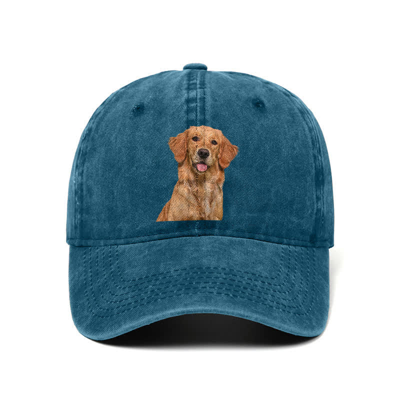 Golden Retriever Dog Lover Adjustable Baseball Cap