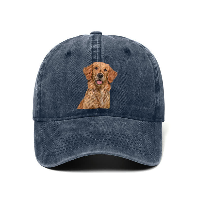 Golden Retriever Dog Lover Adjustable Baseball Cap