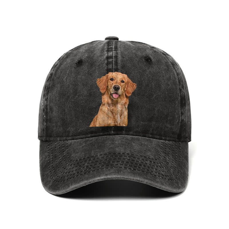 Golden Retriever Dog Lover Adjustable Baseball Cap