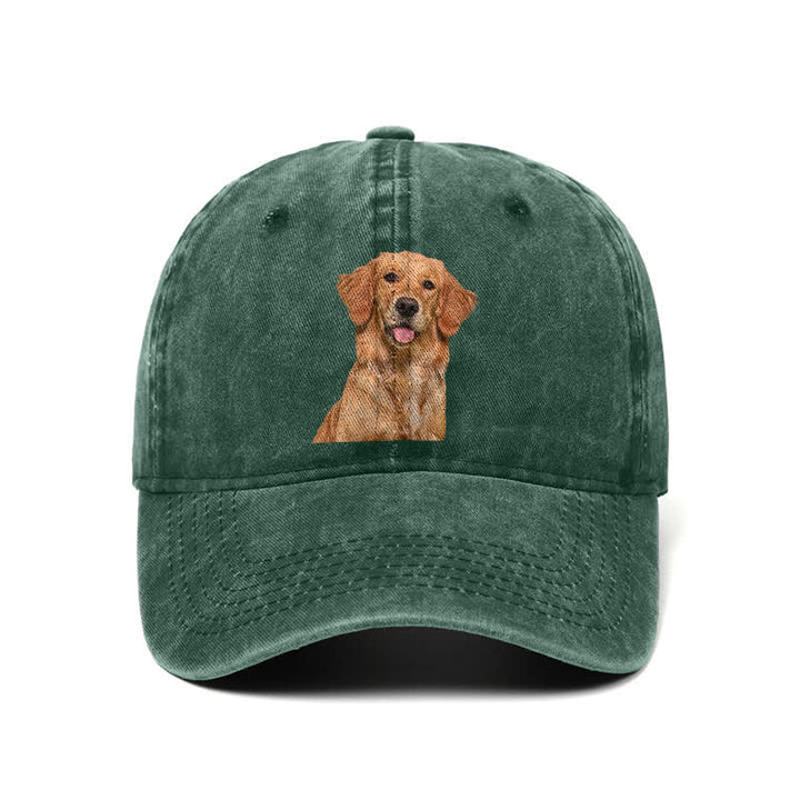Golden Retriever Dog Lover Adjustable Baseball Cap