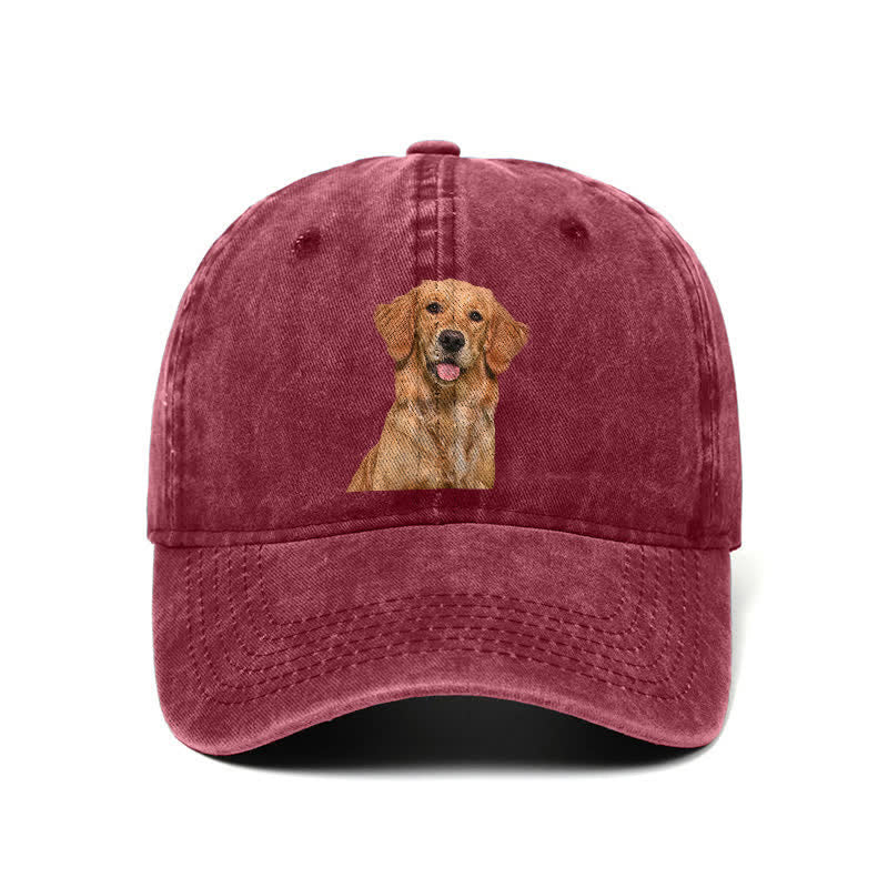 Golden Retriever Dog Lover Adjustable Baseball Cap