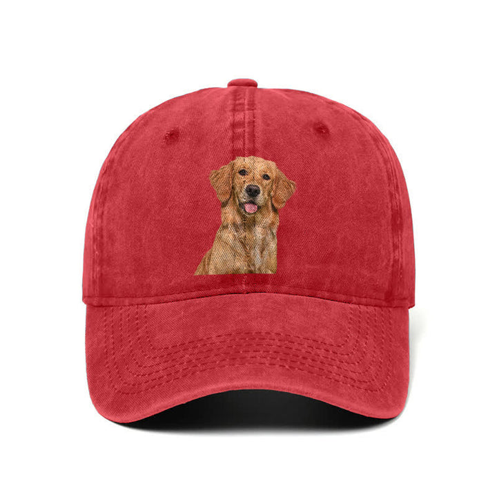 Golden Retriever Dog Lover Adjustable Baseball Cap