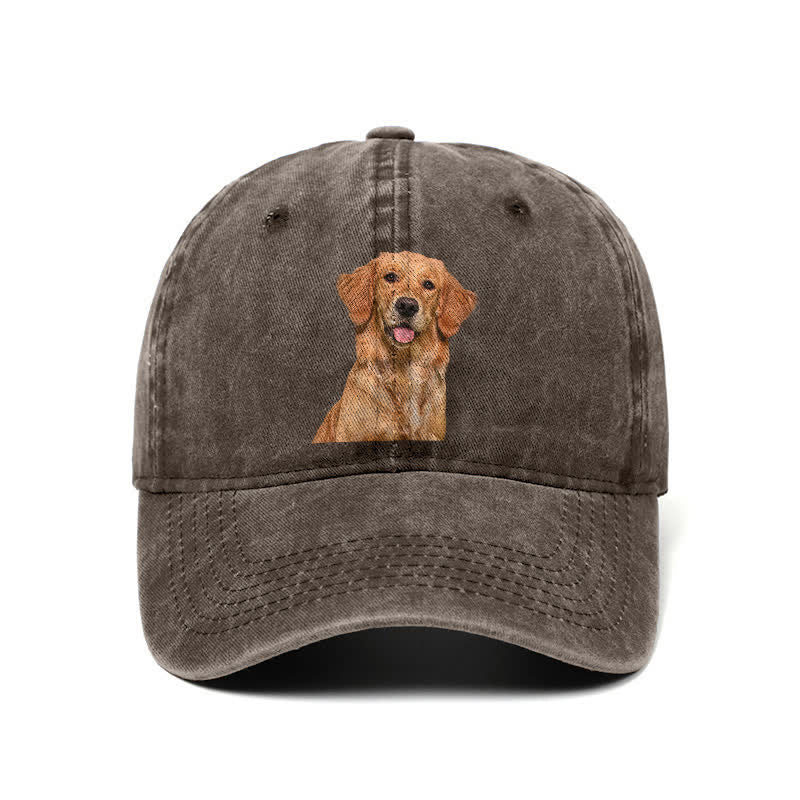 Golden Retriever Dog Lover Adjustable Baseball Cap