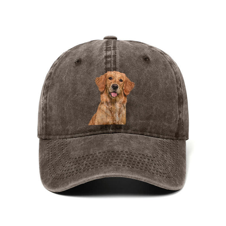 Golden Retriever Dog Lover Adjustable Baseball Cap