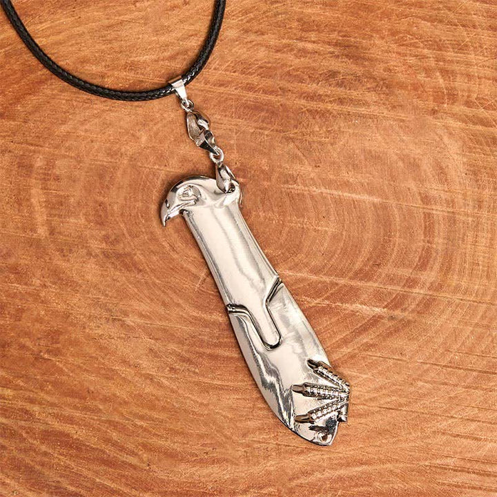 Liberal Hawk Multifunction Pendant Hidden Knife Necklace