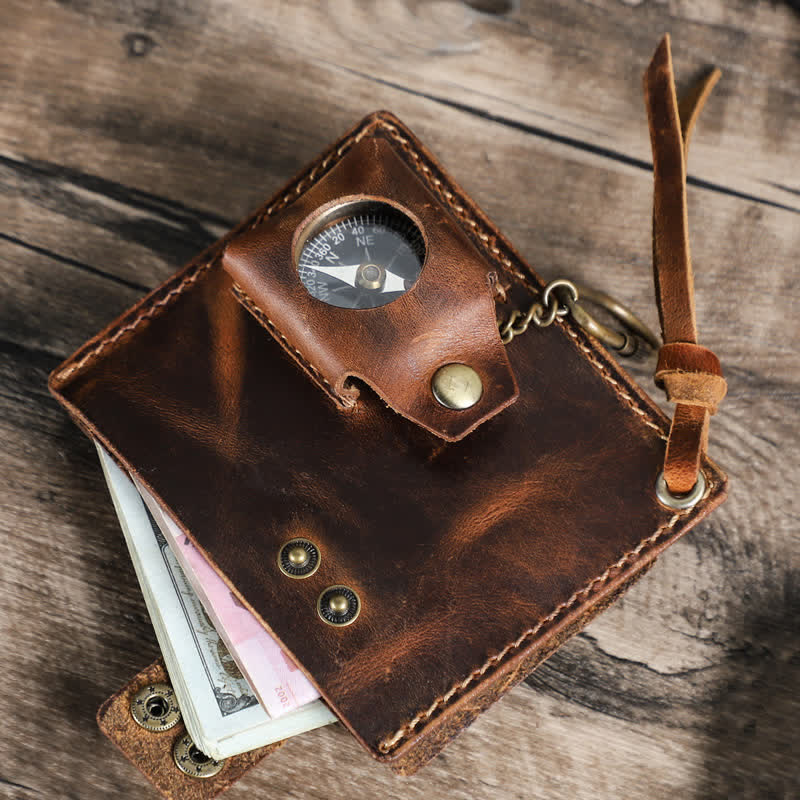 Custom Name EDC Wallet Pocket Organizer Leather Belt Bag - image 10