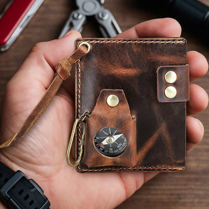 Custom Name EDC Wallet Pocket Organizer Leather Belt Bag - image 8