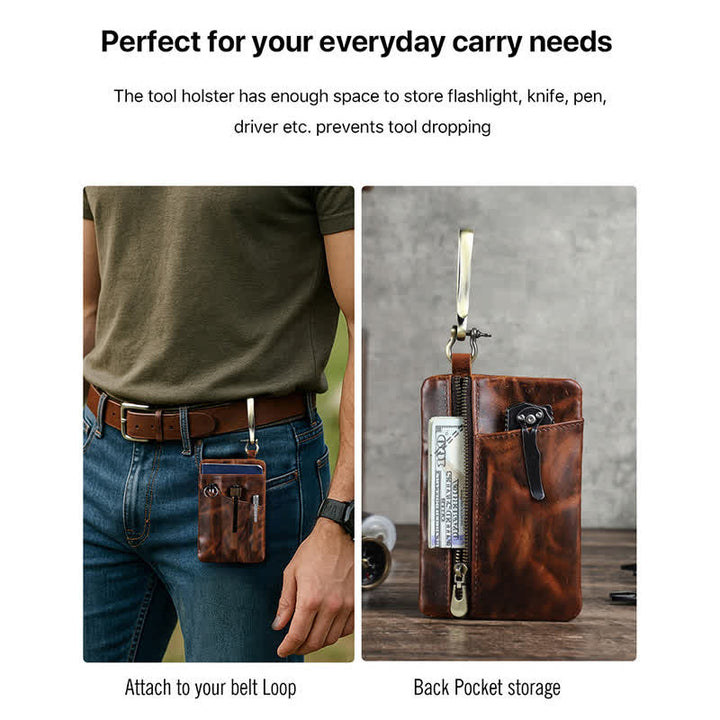 Outdoor Tool Flashlight Storage Bag With Large Hook Buckle - image 4