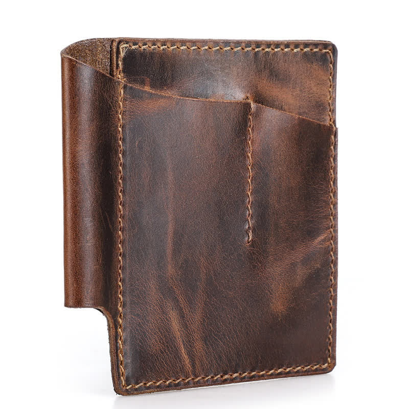 Retro Leather EDC Pocket Organizer Belt Bag - image 9