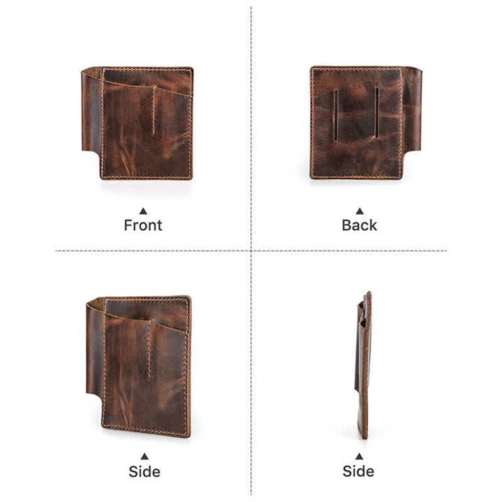 Retro Leather EDC Pocket Organizer Belt Bag - image 7