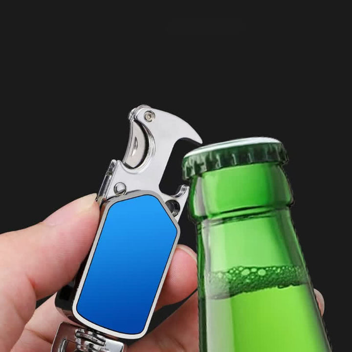 Multifunction 360 Degree Rotatable Keychain With Knife - image 5