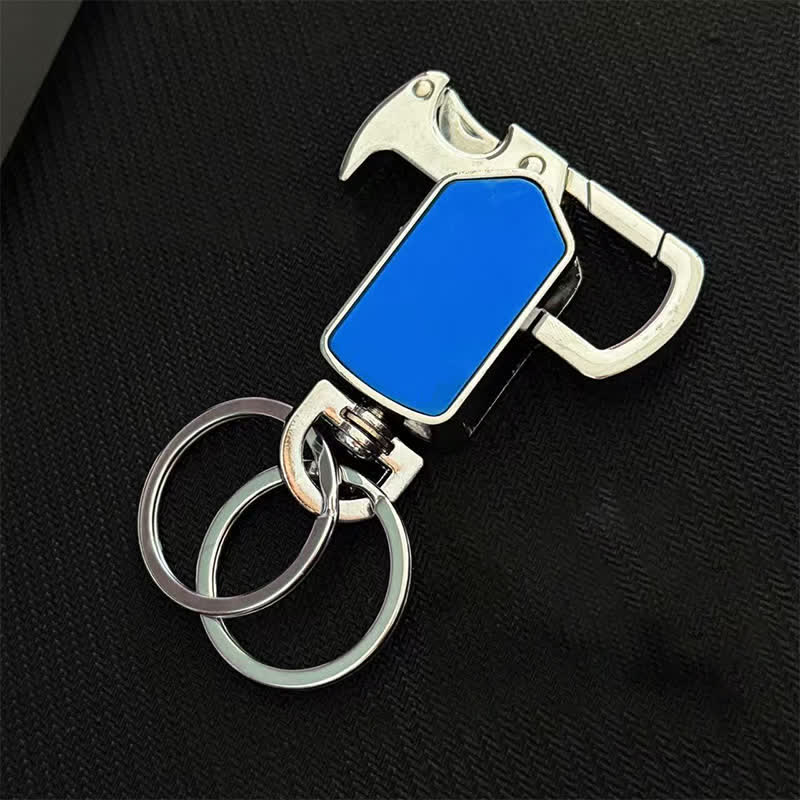 Multifunction 360 Degree Rotatable Keychain With Knife - image 7