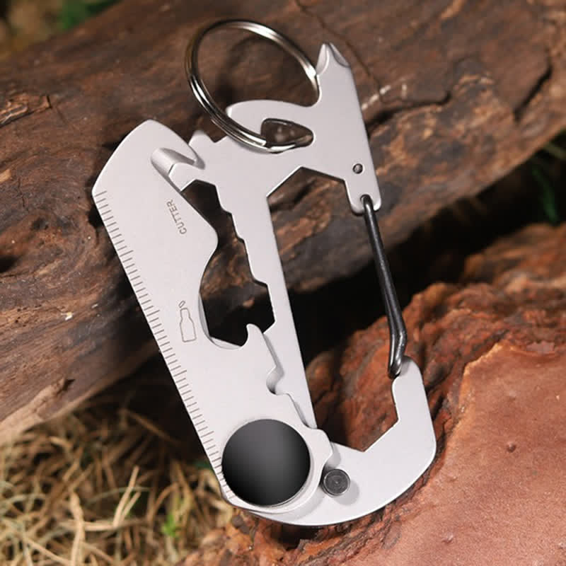 7 In 1 Mult-PurposeClimbing Carabiner EDC Keychain - image 5