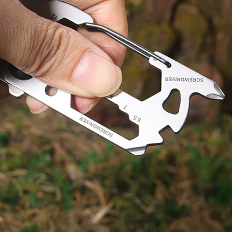 7 In 1 Mult-PurposeClimbing Carabiner EDC Keychain - image 3