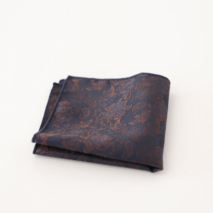 Men's Vintage Multiple Pattern Gentleman Pocket Square - Style #19 - image 23